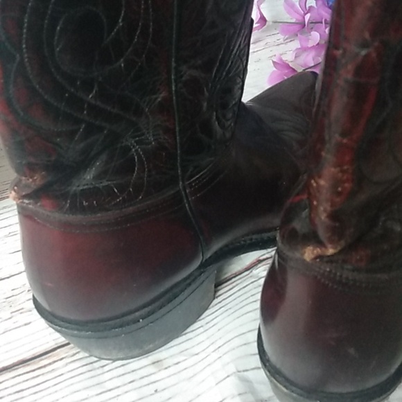 Vintage men's cordovan Cowboy boots - Picture 11 of 11